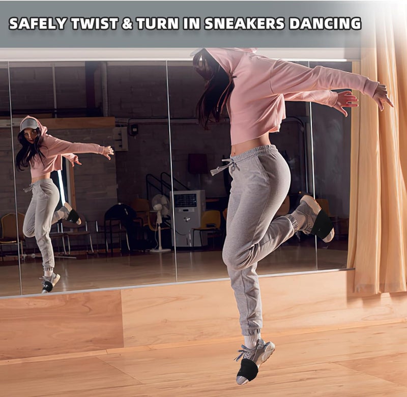 YAVOUN Socks for Dancing - 4 Pairs, Dance Shoe Covers for Dancer Easy pivoting and Sliding on Sticky Indoor Dance Floors - Image 5